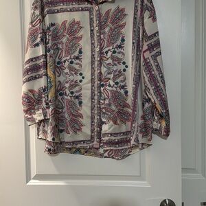 SHEIN Multicolor Paisley Blouse